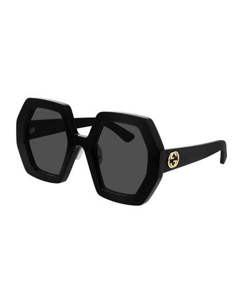 gucci hexagon sunglasses|Gucci sunglasses for men.